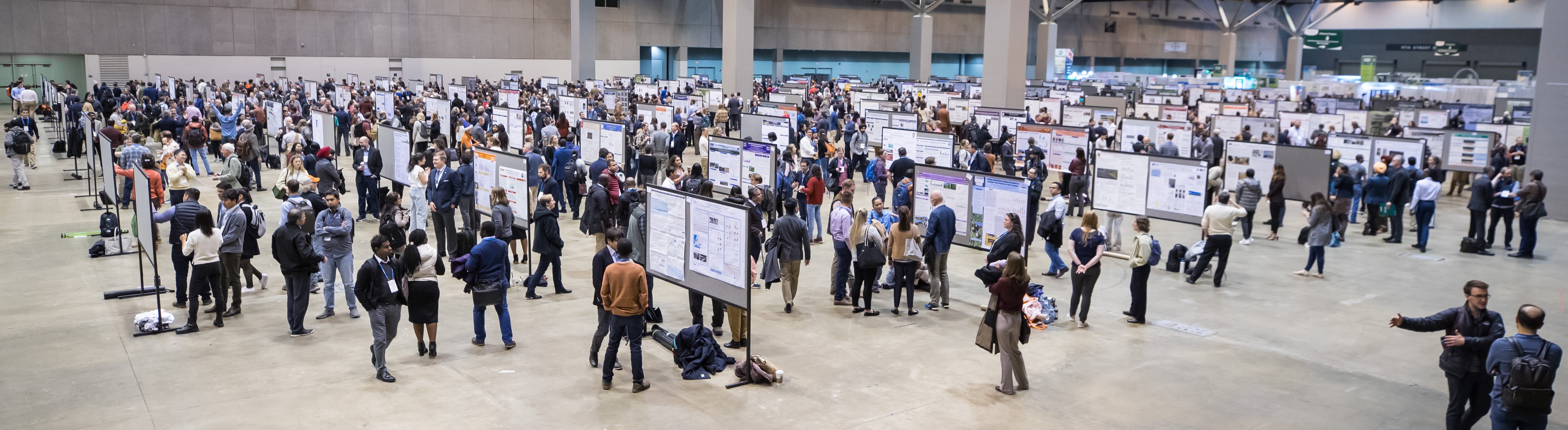 Image of poster sessions at 2023 annual meeting